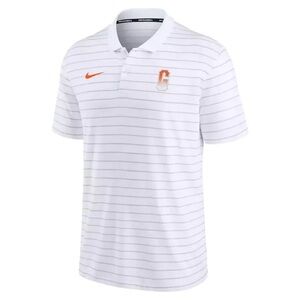 Nike San Francisco Giants MLB City Connect Victory Performance Polo White Stripe